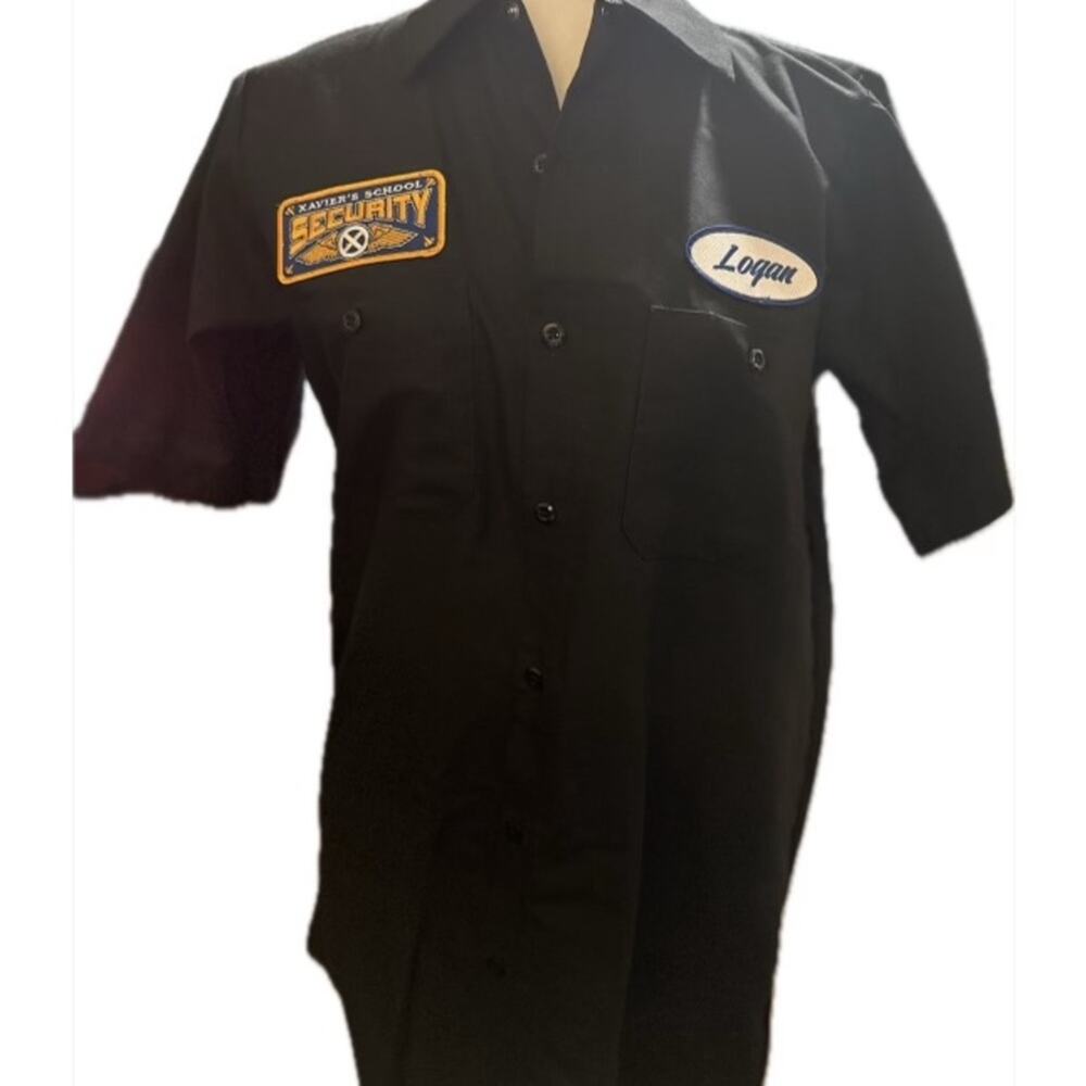 Marvel - X-Men Xavier School Security Logan Work Shirt - Size Small